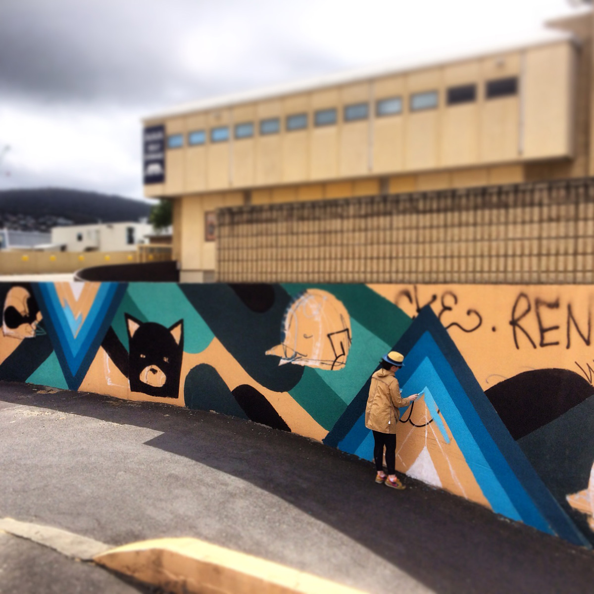 Painting by Florence Blanchard