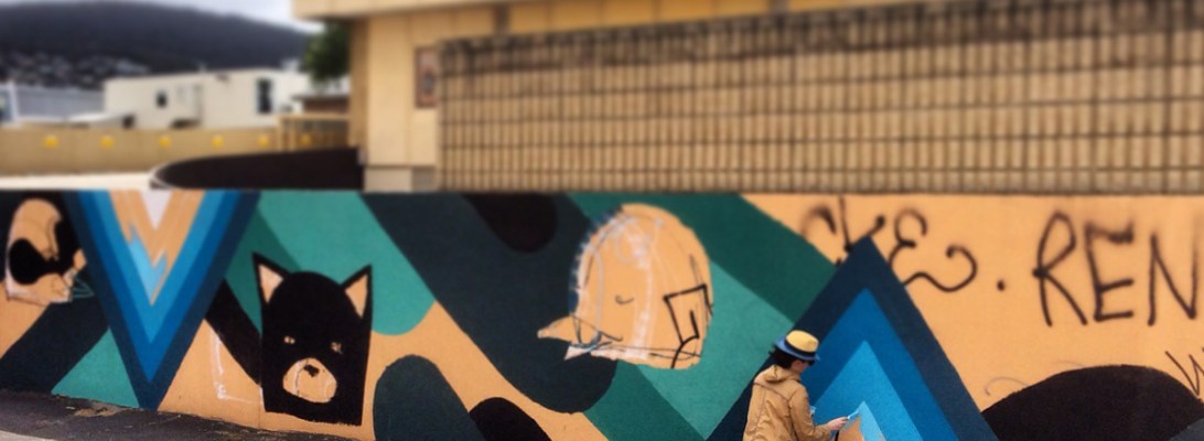 Painting by Florence Blanchard