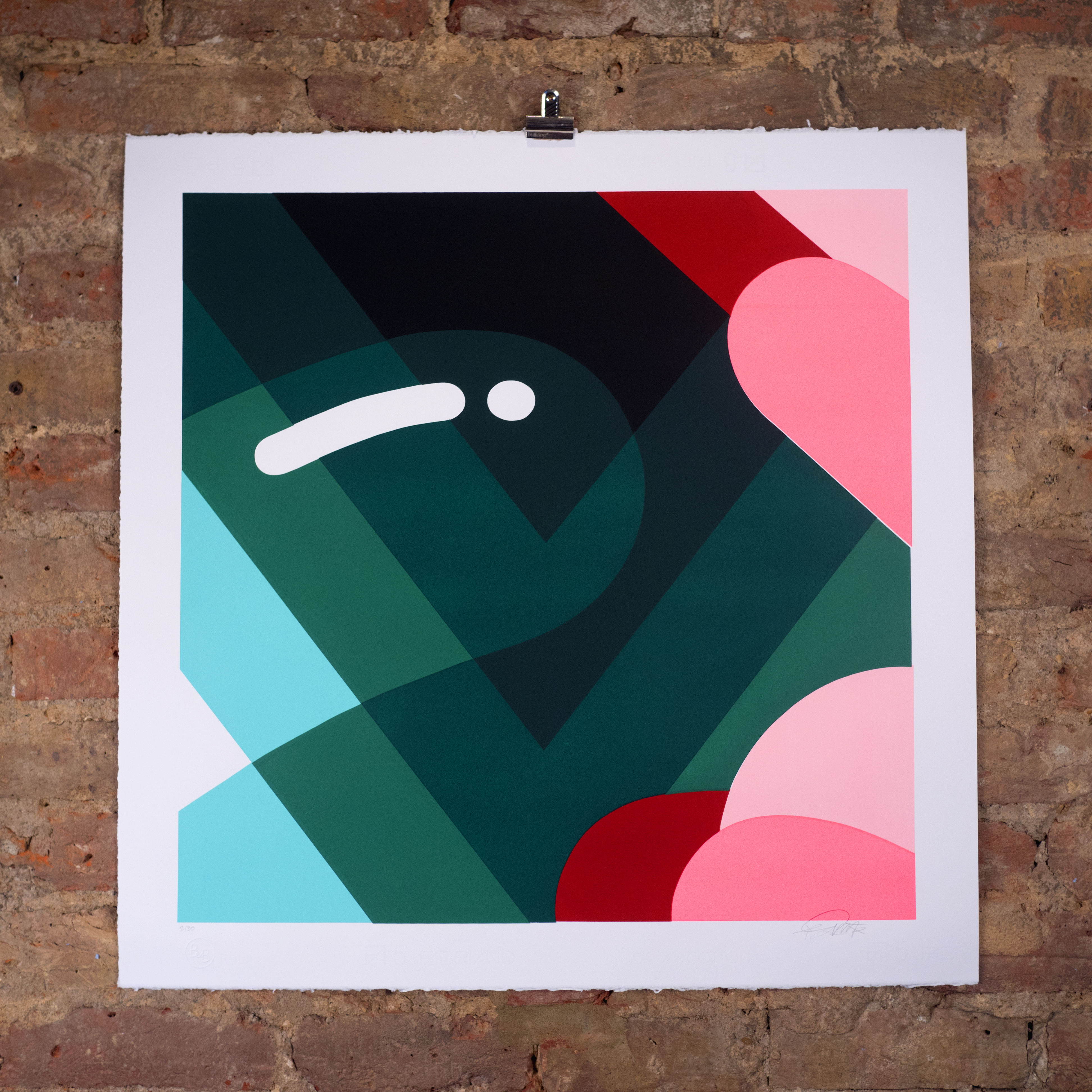 Screenprint Florence Blanchard